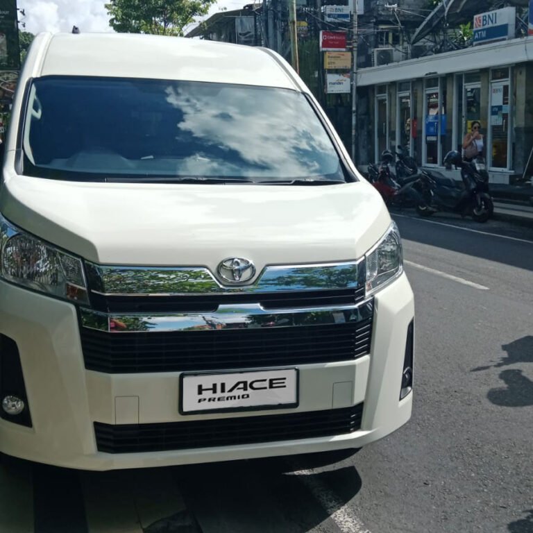 Toyota Hiace Premio van with private driver - Private Hiace Premio Bali Tour
